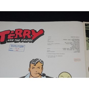 TERRY AND THE PIRATES di Milton Caniff – Collana GERTIE DAILY Cpl 1/6 (Comic Art 1977)